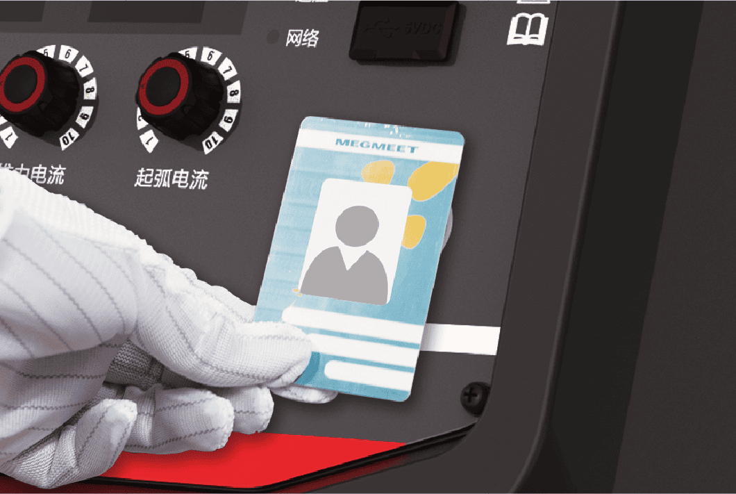 Megmeet ST Manual Arc welding machine RFID Card Linking.png